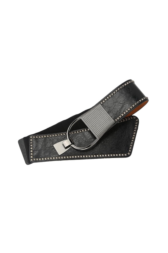 Women Wide Belt Costume Accessories Casual for Ladies Gothic Belt Rivet Belt