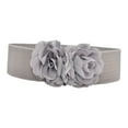 thumbnail image 1 of yuksok Womens Wide Belt Casual Corset Belt Elastic Waist Belt for Coat Dress Decoration Gray, 1 of 9