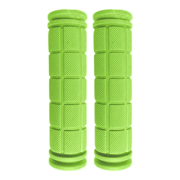 yulier 2 Pcs Bike Handlebar Grips, 1 Pair Bike Grips, Soft Anti-Slip Rubber Bicycle Handle Bar Wraps, Cycling Replacement Handlebar Cover Accessories