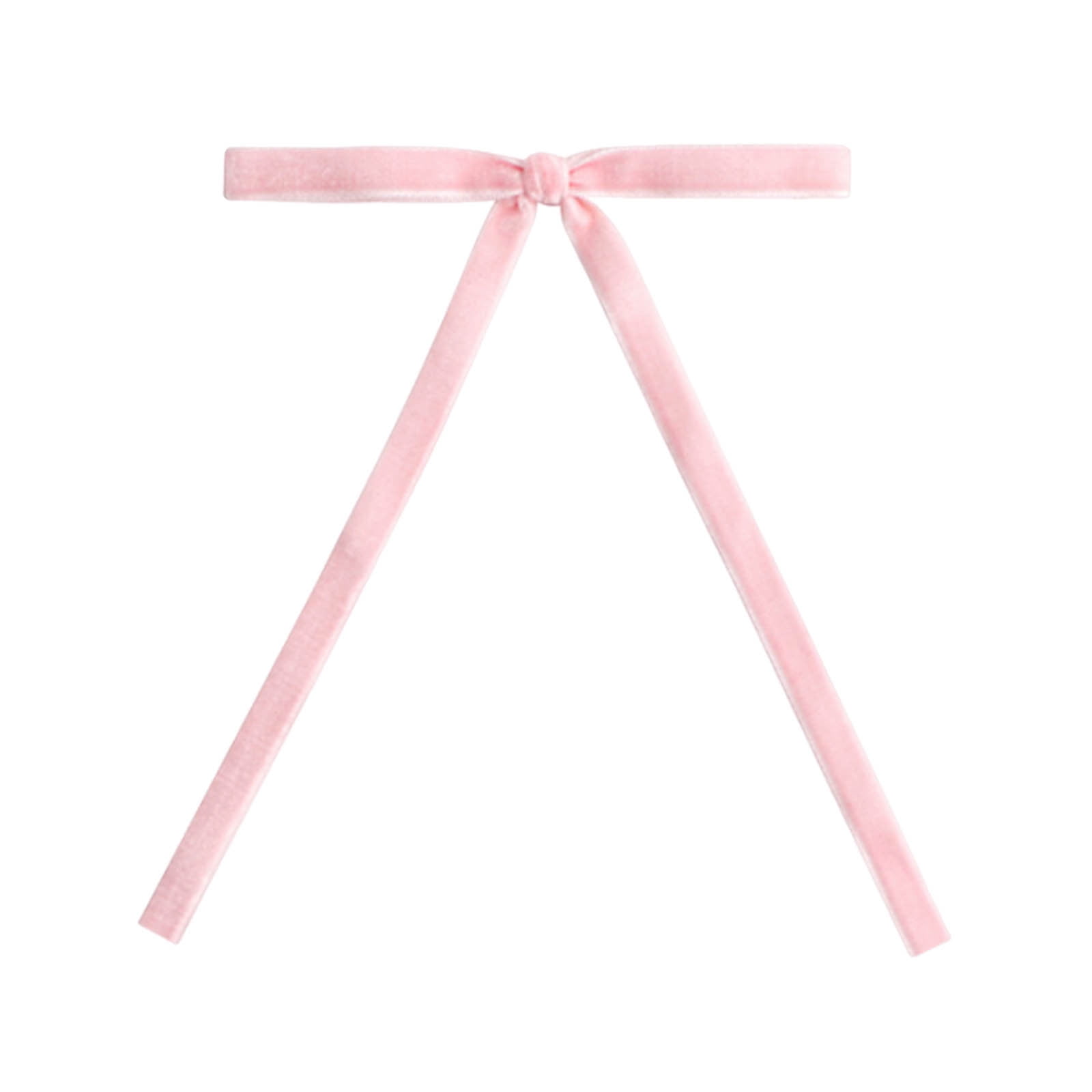 yulier 24 Pcs Pink Velvet Christmas Tree Bows Rustic Vintage Wedding ...