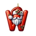 thumbnail image 1 of JeashCHAT 26 Initial Letter Christmas Ornaments, Red Personalized Christmas Santa Claus Initial Ornaments, Christmas Tree Decorations Hanging Pendant Customized Xmas Gifts for Kids, 1 of 5