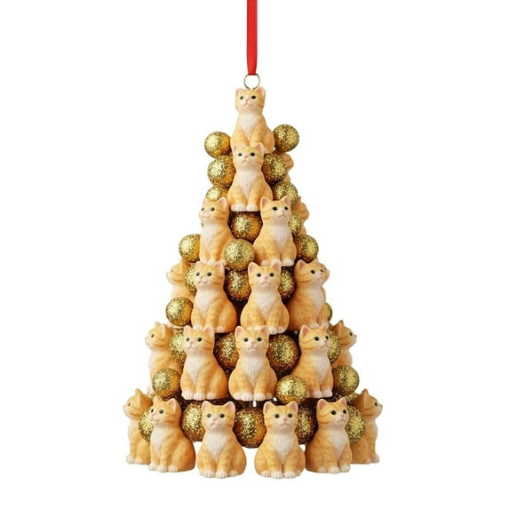 yulier Animal Christmas Ornaments, Acrylic Stacked Chick Hanging Ornament Xmas Gifts, 2D Flat Cute Chick Christmas Tree Ornaments Hanging Pendant Christmas Tree Decoration