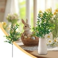 thumbnail image 1 of yulier Artificial Green Leaves Stems Branches, Artificial Fake Flowers Bouquet Picks for Spring Wreath Decorations, Floral Arrangement Vase Table Centerpiece Home Office Decor, 1 of 6