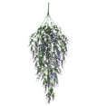 thumbnail image 1 of yulier Artificial Lavender Fake Hanging Plants, Faux Lavender Flower Bouquet Wall Decor Plastic Fake Vines Plants for Home Garden Patio Indoor Outdoor Wedding Spring Decorations, 1 of 8