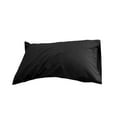 thumbnail image 1 of yulier Bed Pillow Pillowcase, Envelope Closure, Soft Brushed Microfiber Fabric Pillow Case, Shrinkage and Fade Resistant Pillow Cover, Machine Washable, 29x19 Inches, Black, 1 of 6