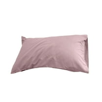 yulier Bed Pillow Pillowcase, Envelope Closure, Soft Brushed Microfiber Fabric Pillow Case, Shrinkage and Fade Resistant Pillow Cover, Machine Washable, 29x19 Inches, Pink
