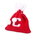 thumbnail image 1 of yulier Christmas Candy Bag Monogram Christmas Gift Bag Knitted Xmas Candy Gifts Bag Embroidered Christmas Bags with Initials Letter Christmas Decorations, 1 of 9