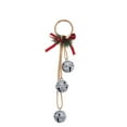 thumbnail image 1 of yulier Christmas Decorative Bells, 3 Pieces Vintage Metal Bells on Hanging Rope, Christmas Decorations Bell Ornaments Christmas Tree Wreath Door Wall Decor, 1 of 6