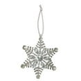 thumbnail image 1 of yulier Christmas Metal Snowflake Ornaments, Winter Snowflake Hanging Pendant with Rhinestones, Christmas Tree Decorations for Holiday Party, Xmas Gifts, 1 of 6