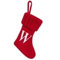 thumbnail image 1 of yulier Christmas Stockings Initial Monogram Embroidered Christmas Mini Red Knitted Stockings Personalized 26 Letters Candy Gift Bag Socks Family Holiday Xmas Party Decorations, 1 of 4