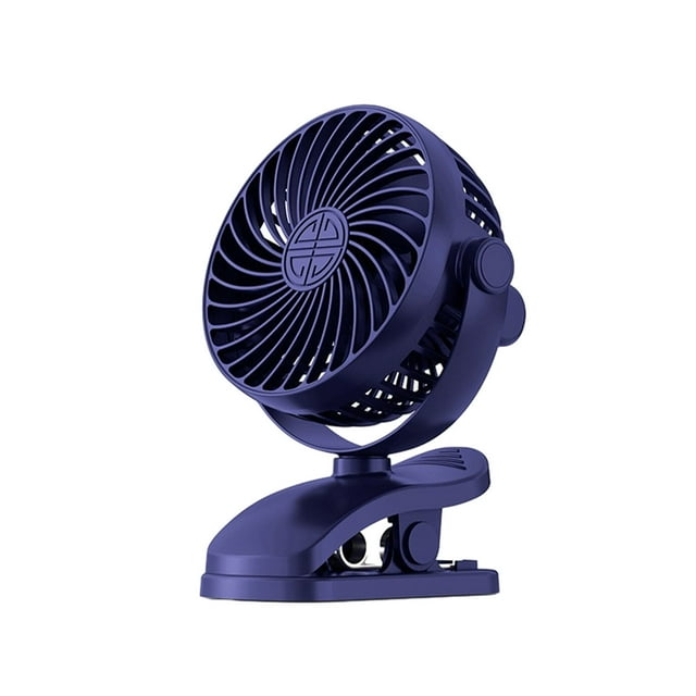 yulier Clearance Clip on Fan, Small Desk Fan, Personal Cooling Fan with Sturdy Clamp, 3 Speeds 720° Rotation USB Plug in Quiet Little Fan for Home Office Bedroom Dorm Outdoor Camping