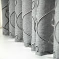 thumbnail image 1 of yulier Sheer Curtain Leaves Pattern Grommet Window Curtain Panel Semi Sheer Drapes for Bedroom Living Room Home Decor, 1 Panel, 79 x39 Inches, 1 of 2