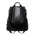 thumbnail image 1 of yulier Small Leather Backpack for Women Fashion Backpack Handbag Mini Backpack Purse Ladies Shoulder Bag Travel Bag Cute School Bookbag Black, 1 of 2