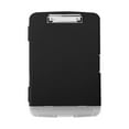 thumbnail image 1 of yulier Clipboard with Storage, High Capacity Nursing Clipboard with Pen Holder, A4 File Box File Folder, Heavy Duty Plastic Storage Clipboard with Low Profile Clip, Office School Supplies, Black, 1 of 4