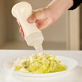 thumbnail image 1 of yulier Condiment Squeeze Bottle, Kitchen 5-hole Clear Plastic Squirt Condiment Bottle with Scale Line, Ketchup Salad Dressing Barbecue Sauce Dispenser Container, Leakproof, 280ml, 1 of 6