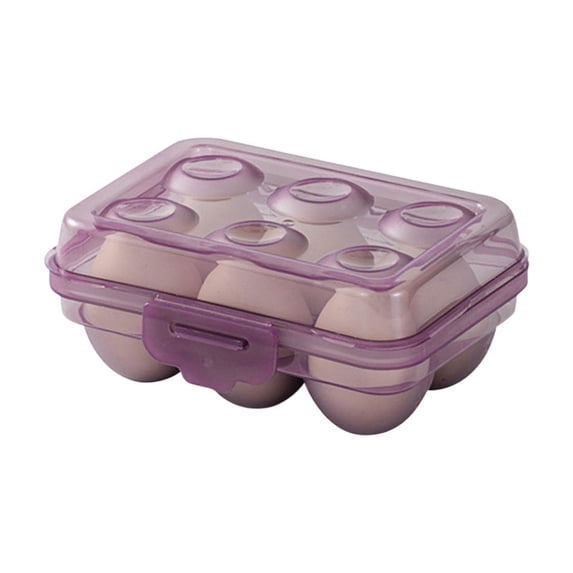 yulier Covered Egg Holder for Refrigerator, Plastic Egg Tray for 6/15/24 Eggs, Fridge Egg Container with Lid, Clear Stackable Egg Storage Box for Kitchen Pantry Organizers and Storage