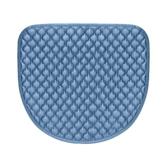 yulier D-Shaped Chair Cushion, Dining Chair Pad, Comfortable Breathable Non Slip Indoor Seat Cushion for Home Office Dorm, Machine Washable, 17.3" x 17.7"