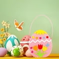 thumbnail image 1 of yulier Easter Basket for Kids, DIY Felt Easter Gift Basket, Easter Egg/Chick/Bunny Shaped Candy Bag Gift Bag with Handle, Small Easter Storage Basket, 1 of 7