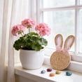 thumbnail image 1 of yulier Easter Bunny Coasters, Jute Rope Heat Resistant Coasters for Drinks Coffee, Woven Cup Mat Table Mat for Kitchen Dining Table Home Decor, Easter Gifts, 1 of 6