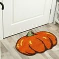 thumbnail image 1 of yulier Fall Pumpkin Bathroom Rug, Pumpkin Shape Bath Mat, Non-Slip Soft Kitchen Mat Doormat Orange Floor Mat Fall Decor, 24x16 Inch, 1 of 6