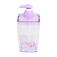 thumbnail image 1 of yulier Foaming Soap Dispenser Pump Bottle, Empty Refillable Clear Plastic Container for Liquid Soap Lotion, Kitchen Bathroom Countertop Soap Dispenser, Purple, 1 of 6
