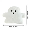 thumbnail image 1 of yulier Ghost Pillow, Halloween Decorative Spooky Pillows Cute Ghost Shaped Stuffed Throw Pillows Ghost Plush Pillow Cushion for Sofa Couch Bed, Halloween Decorations Gifts, 15.75"x11.81", 1 of 6