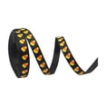 thumbnail image 1 of yulier Halloween Ribbon, Skull Bat Spider Pumpkin Print Thin Ribbon for Gift Wrapping, Bows, Halloween Decorations, 1 Roll 0.4 Inch x 10 Yards, 1 of 6