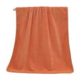 thumbnail image 1 of yulier Large Bath Towel for Bathroom, Solid Color Bath Towel, Super Soft Highly Absorbent Quick Dry Shower Towel, 27.5x55 Inches, Orange, 1 of 6