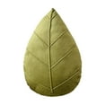 thumbnail image 1 of yulier Leaf Throw Pillow, Soft Leaf Shaped Pillow for Home Decor, Plush Decorative Throw Pillow Seating Cushion for Living Room Bedroom Bed Sofa Couch Office Chair, Green, 14.96"x9.84", 1 of 7