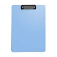 thumbnail image 1 of yulier Plastic Clipboard, File Folder, Sturdy Lightweight A4 Letter Size Clipboard with Low Profile Clip, Office Supplies, 12.4" x 8.86" Light Blue, 1 of 6
