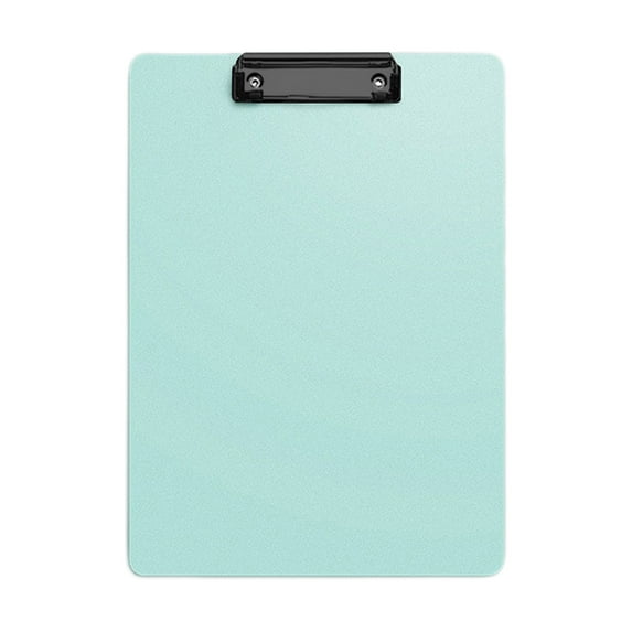 yulier Plastic Clipboard, File Folder, Sturdy Lightweight A4 Letter Size Clipboard with Low Profile Clip, Office Supplies, 12.4" x 8.86" Light Green