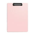 thumbnail image 1 of yulier Plastic Clipboard, File Folder, Sturdy Lightweight A4 Letter Size Clipboard with Low Profile Clip, Office Supplies, 12.4" x 8.86" Pink, 1 of 6