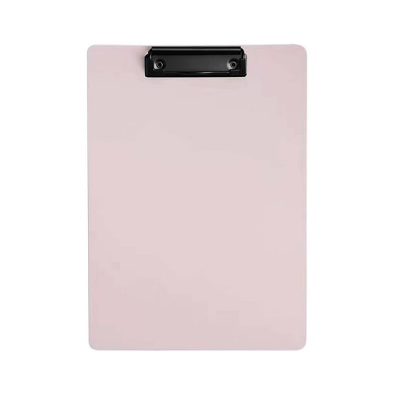 yulier Plastic Clipboard, Office Clipboard, A5 Clipboard with Low Profile Clip, Thickened Writing Board, Lightweight Sturdy Folder Clipboard Office Supplies, 8.7" x 6.1", Pink