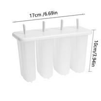 yulier Popsicle Mold, Ice Popsicle Maker, BPA Free Easy-Release Plastic Ice Pop Mold, Summer Homemade Popsicle Ice Cream Molds