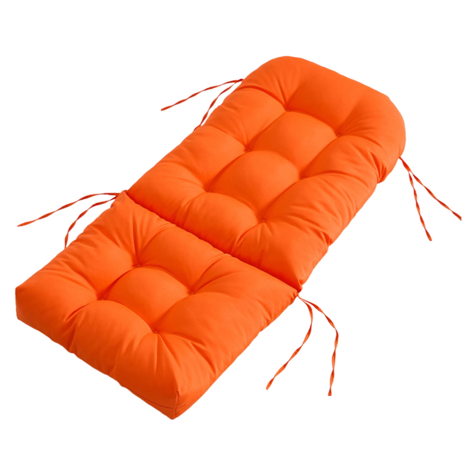 yulier Rocking Chair Cushion, Outdoor High Back Chair Cushion with Ties, Indoor Seat/Back Chair Cushion, Thickened Tufted Chair Pad Replacement Cushion, Patio Furniture Cushion, 19.69" x 43.3"