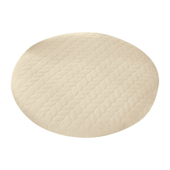 yulier Round Chair Cushion, Non-Slip Chair Pad, Kitchen Dining Chair Seat Pad, Round Stool Cushion for Living Room Patio Balcony, 11.8 Inch, Khaki