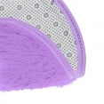thumbnail image 1 of yulier Round Small Throw Rug for Bedroom, Solid Fluffy Circle Area Rug for Room Decor, Shaggy Modern Carpet Ultra Soft Plush Indoor Floor Mat for Home Decor, 15.7" Purple, 1 of 3