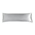 thumbnail image 1 of yulier Satin Silk Body Pillow Pillowcase 20"x54", Super Soft Silky Long Body Pillow Cover for Hair and Skin, Cooling Body Pillow Case with Hidden Zipper Closure, Silver, 1 of 9