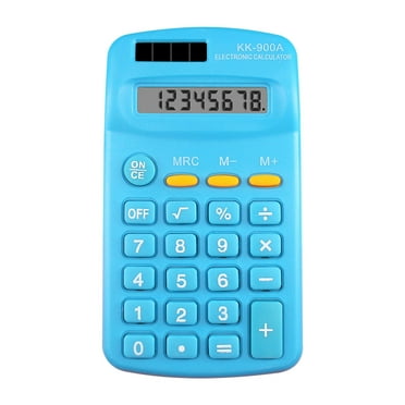 yulier Scientific Calculator School Supplies Electronic Standard Calculator for Students Kids, Mini Digital Desktop Calculator with 8-Digit LCD Display, for Office School Class, Pocket Size