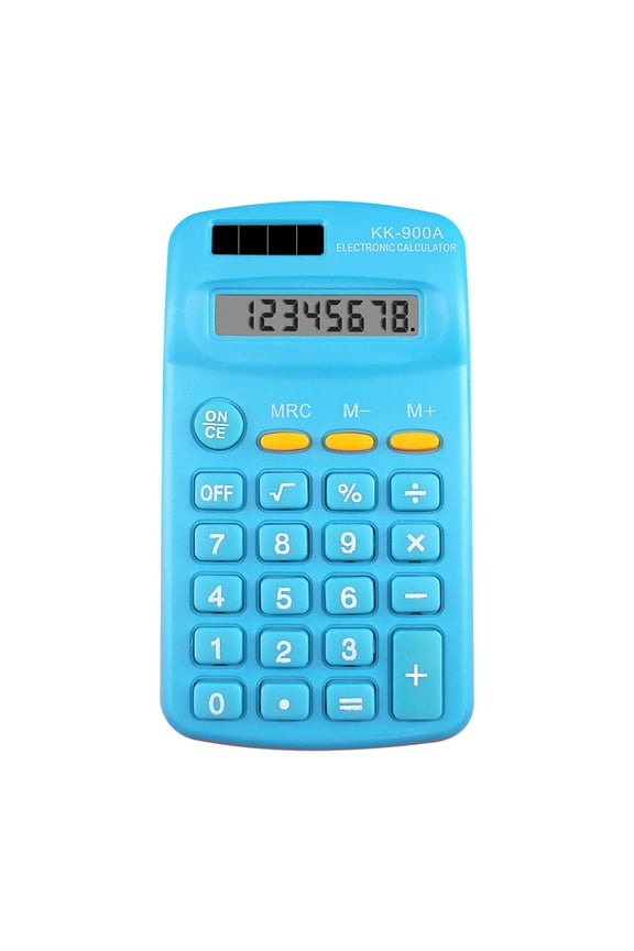 Scientific Calculator School Supplies Electronic Standard Calculator for Students Kids, Mini Digital Desktop Calculator with 8-Digit LCD Display, for Office School Class, Pocket Size