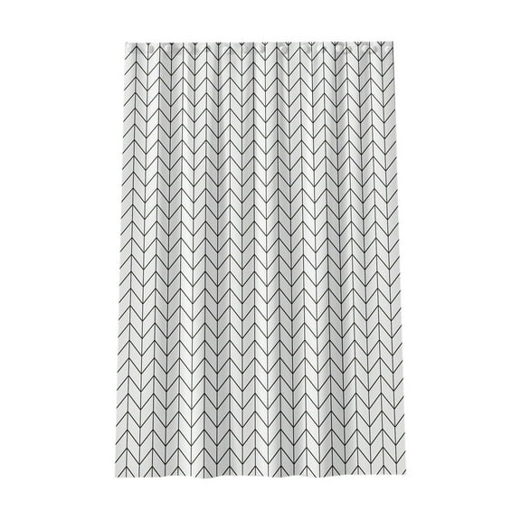 yulier Shower Curtain Waterproof Quick-Drying Bathroom Shower Curtain 47.2" x 70.8" Bathroom Accessories, White