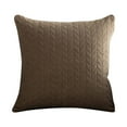 thumbnail image 1 of yulier Solid Color Throw Pillow Cover for Throw Pillow Insert, Decorative Pillow Case, Square Cushion Cover for Couch Sofa Bedroom Living Room, 18x18 inch, 1 of 6