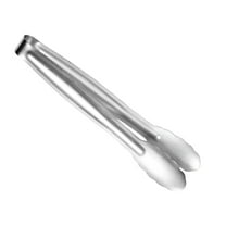 yulier Stainless Steel Serving Tong, 6" Metal Tong, Ice Tong Sugar Tong, Party Kitchen Food Tong for Salad Dessert Meat, Barbecue Tong Bread Tong