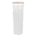 thumbnail image 1 of yulier Tall Clear Spaghetti Pasta Storage Container with Lid, Plastic Airtight Spaghetti Noodle Canister, Kitchen Pantry Food Storage Jar for Beans Noodles Cereal, Khaki, 1 of 6