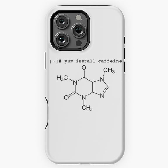 yum install caffeine linux code Phone Case for iPhone 16 15 14 13 12 11 Pro Max