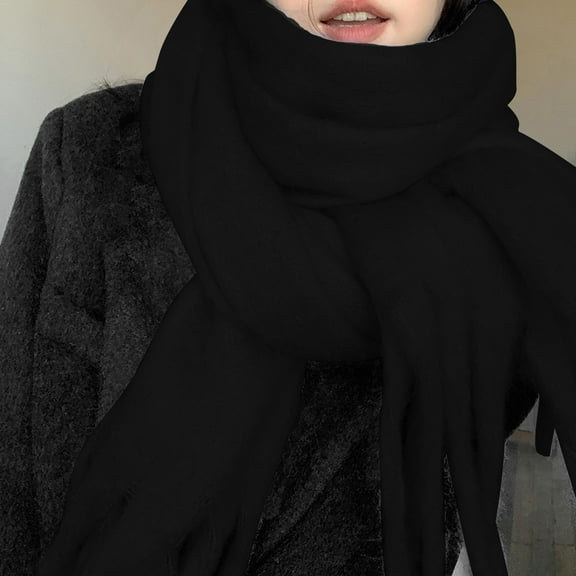 yunDHS Chunky Scarf for Women Winter Warm Thick Scarves Oversized Blanket Scarf
