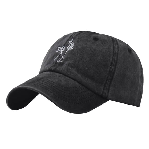 yunDHS Under $3 Mens And Womens hats Adjustable Original Classic Summer Fashion Beach Washable Cotton Sun Hat Outdoors Hat Baseball Cap