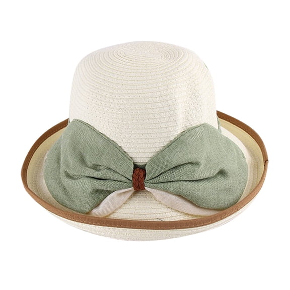 yunDHS Under $5 sun hats for women UV Packable Foldable Summer Hats Straw Sun Cap Ladies Wide Brim Beach Hat