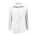 thumbnail image 1 of yunLCZ Classic-Fit Long-Sleeve Dress Womens Shirts UPF 50+ Sun Long Sleeve Outdoor Cool Quick Dry Fishing Hiking Shirt, 1 of 4