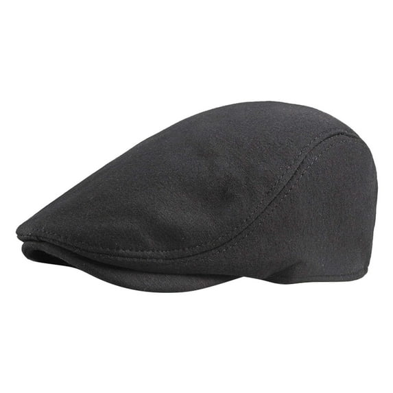 yunLCZ Classic Hats Men Cotton Newsboy Cap Soft Fit Cabbie Hat for All Seasons